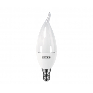 Лампа ULTRA LED Свеча на ветру матовая F40 E14 7W 4000K