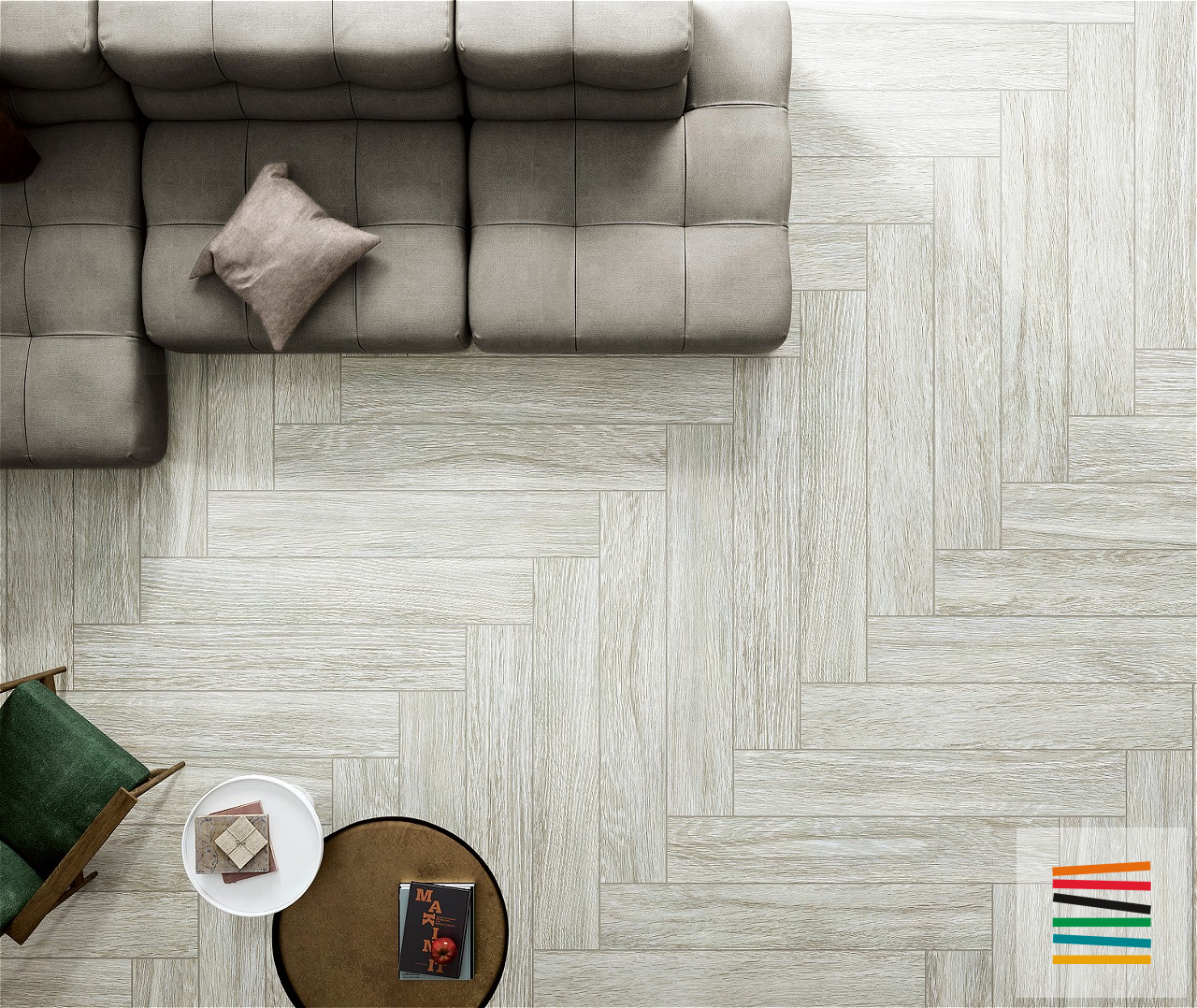 Купить керамогранит Enigma Woods Silver Mat 20x120 R