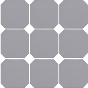 Octagon Gris Mat 20x20
