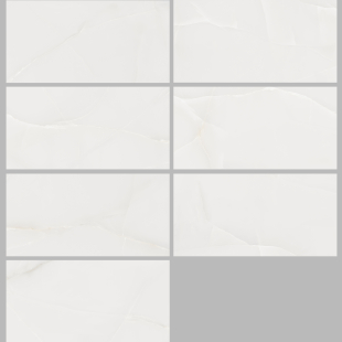 Oval Onyx Bianco Mat (CRV) 60x120 R