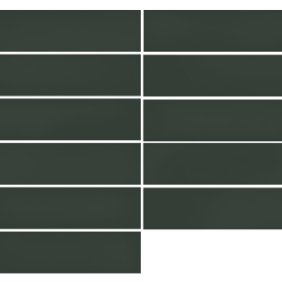 Stromboli Viridian Green Mat 9.2x36.8