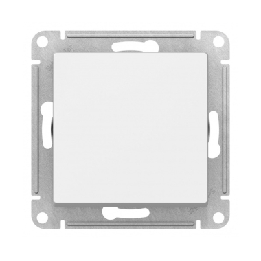 ATN000111 ATLASDESIGN 1-клавишный ВЫКЛЮЧАТЕЛЬ, сх.1, 10АХ, механизм, БЕЛЫЙ