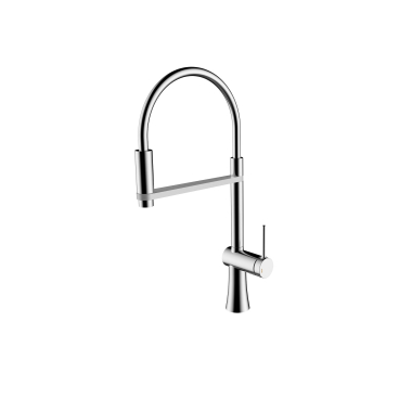 Смеситель для кухни Time c гибким изливом, хром