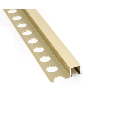 Профиль Perfil Aluminio Cuadrado 11 Oro Brillo