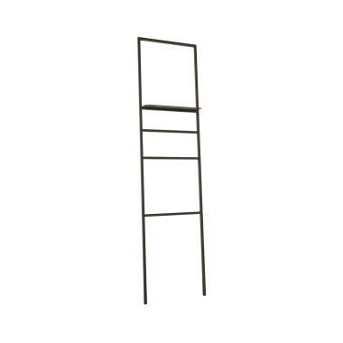 Лестница с полкой Лофт, черный