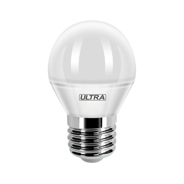 Лампа ULTRA LED Шар матовый G45 E27 8.5W 4000K