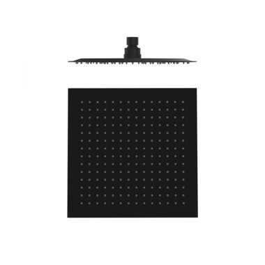 Верхний душ Slim 250 мм, квадратный, черный 05020031