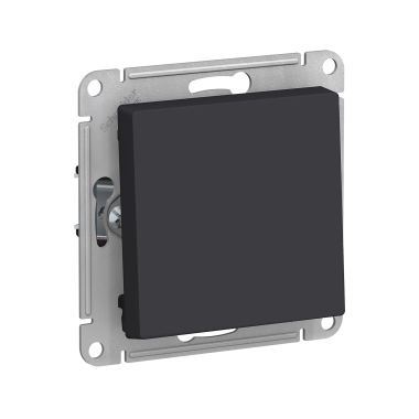 ATN001011 ATLASDESIGN 1-клавишный ВЫКЛЮЧАТЕЛЬ, сх.1, 10АХ, механизм, КАРБОН