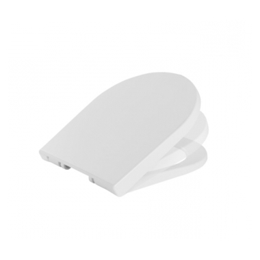 Сиденье с крышкой, мягк.закр., быстр.съем., 2373100 Sanibold, белое