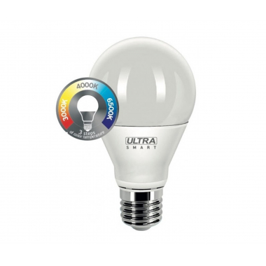 Лампа диммируемая ULTRA LED Груша матовая A60 E27 10W SMART CСT