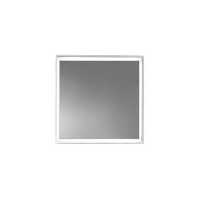 Зеркало Валенсия В70, 38x700x700, белый глянец