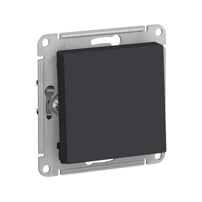 ATN001011 ATLASDESIGN 1-клавишный ВЫКЛЮЧАТЕЛЬ, сх.1, 10АХ, механизм, КАРБОН