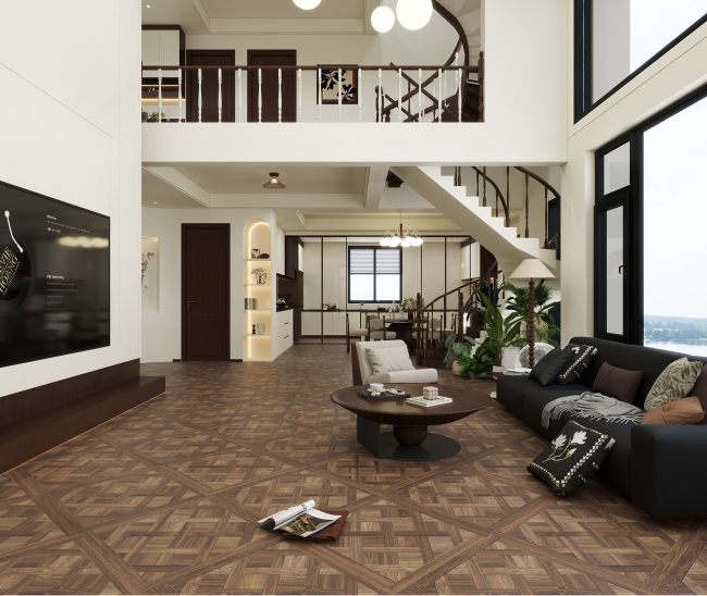 Shadow Oak Brown Mat R 80x80