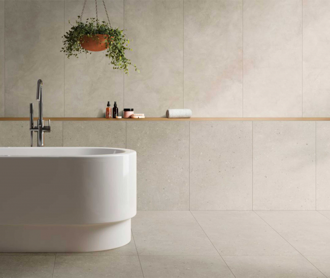 MicroCement Кремовый мат. 60x120 R