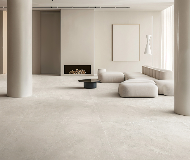 Portland Stone Beige Mat 120x120 R