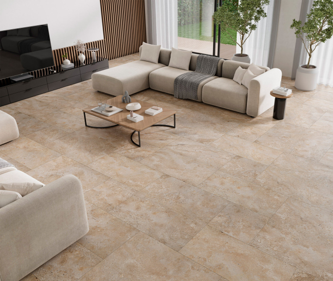 Petra Beige Mat 3DSoft 90x90x1 R