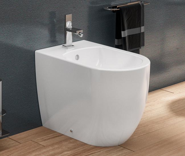 137410004 Sanibold биде напольное, белое- О