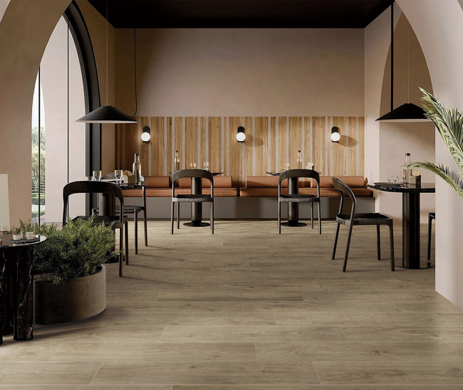 Woodline Taupe Mat 20x120 R Woodline Taupe Mat 20x120 R