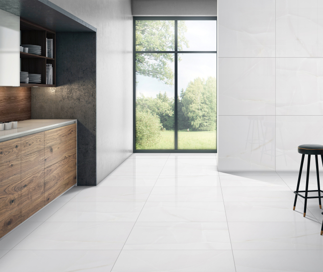 Oval Onyx Bianco Pol (G) 80x80 R Oval Onyx Bianco Pol (G) 80x80 R