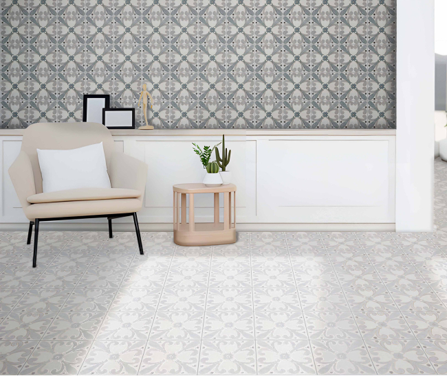 Decor Coimbra White 18.7x18.7