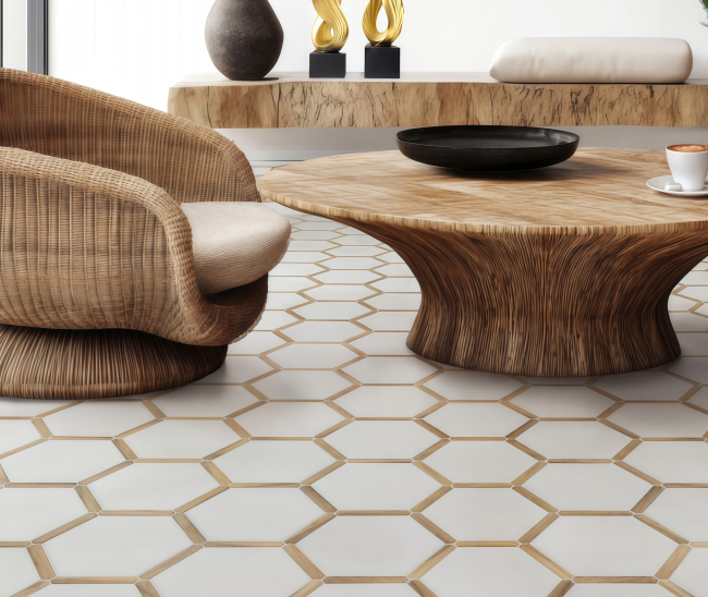 Sacramento Beige Oak 22x25