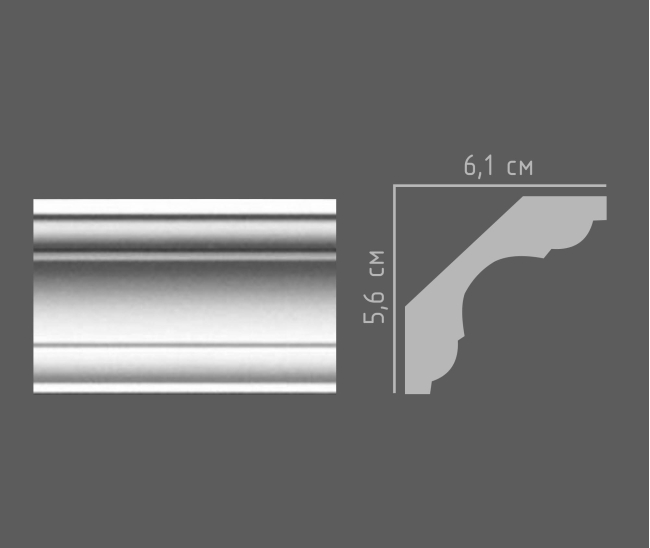 Молдинг потолочный AB106