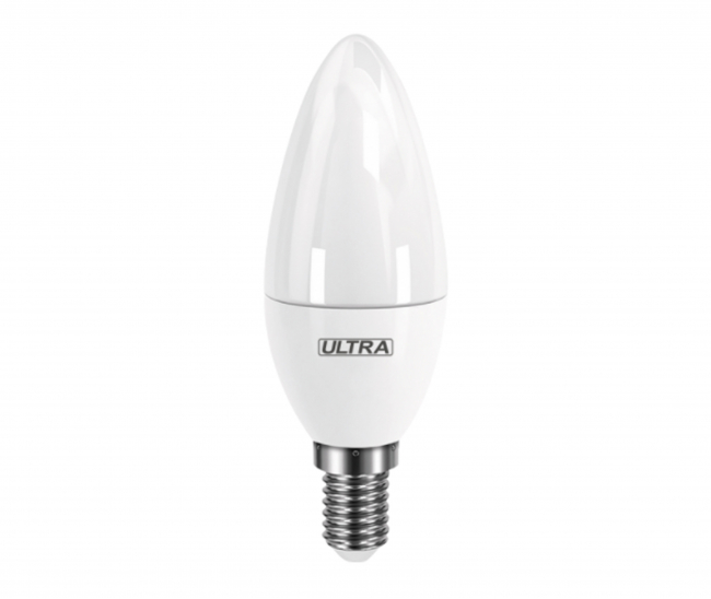 Лампа диммируемая ULTRA LED Свеча матовая C37 E14 7W 3000K DIM