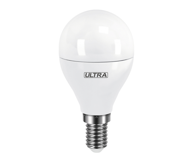 Лампа ULTRA LED Шар матовый G45 E14 8.5W 3000K