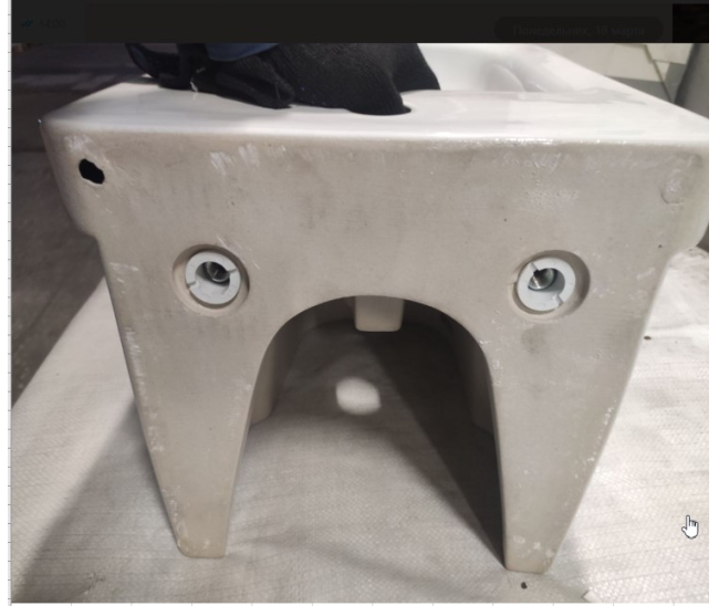 134440004 Look биде подвесное, белое -О