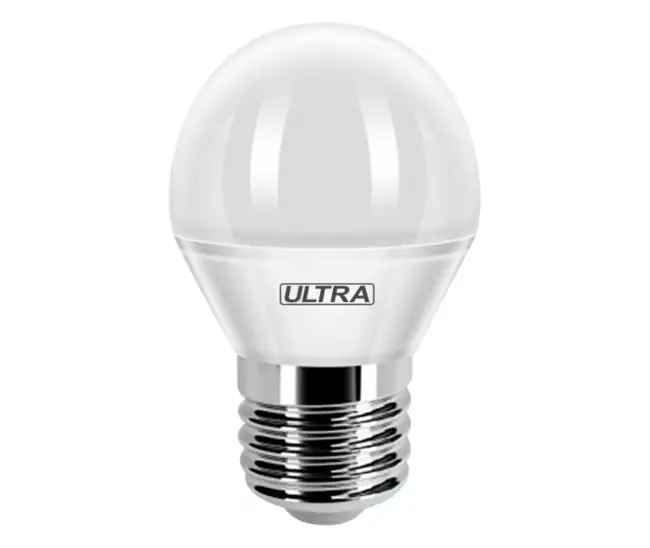 Лампа ULTRA LED Шар матовый G45 E27 8.5W 3000K