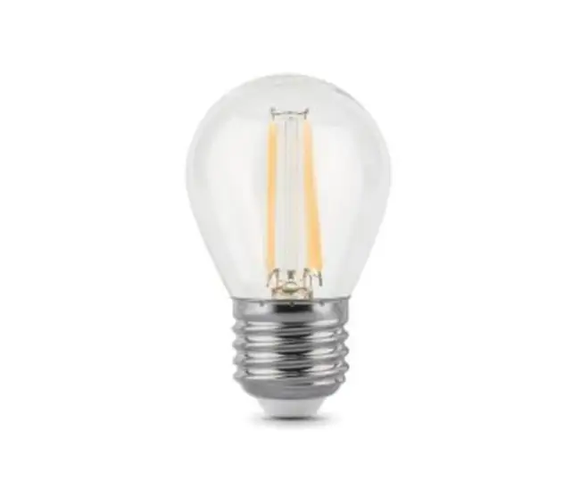Лампа Gauss LED Filament Шар прозр. E27 7W 550lm 2700К 1/10/50 (105802107)