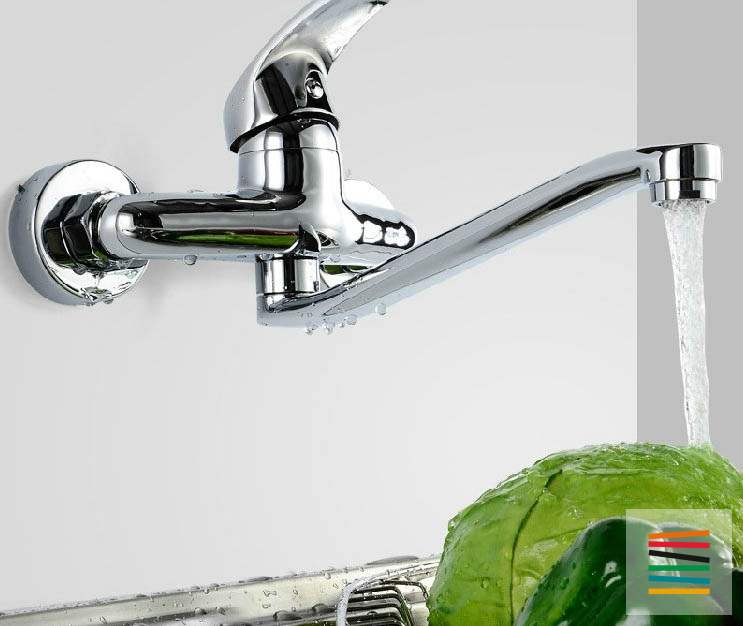 Купить Смеситель для кухни настенный Prime, хром