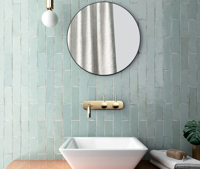 Tribeca Seaglass Mint Brillo 6x24.6