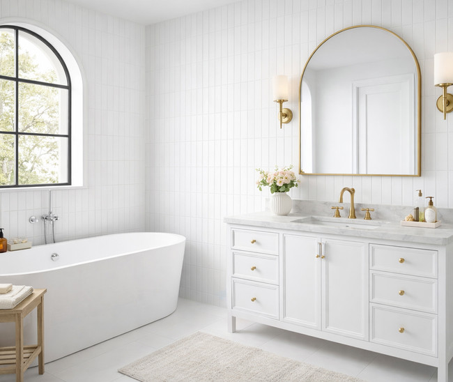 Hamptons Bianco Mat 7x28