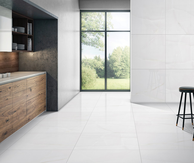 Oval Onyx Bianco Pol (G) 80x80 R