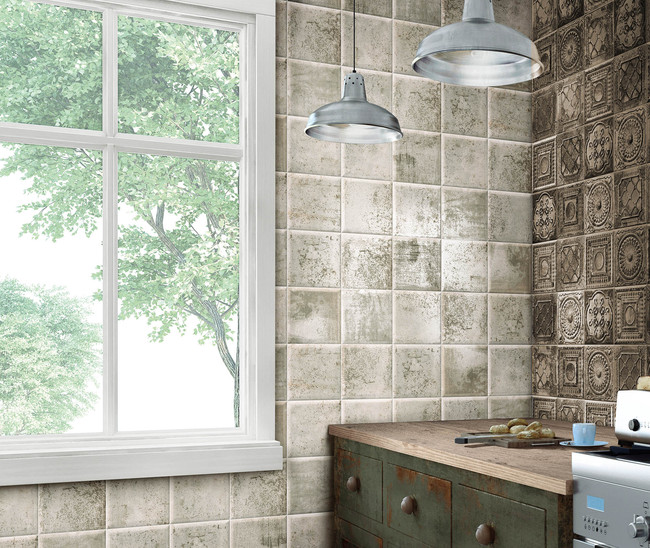 Tin-Tile Grey Mat 20x20