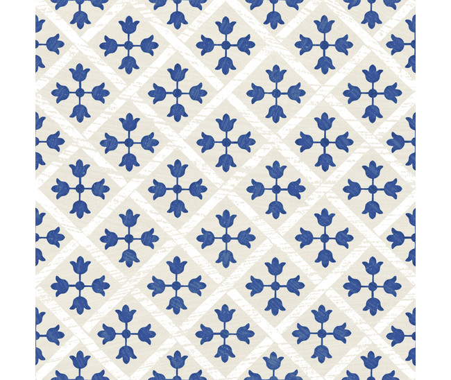 Guadalupe Blue Mat 18.7x18.7